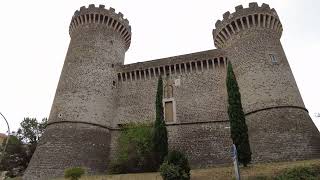 Walk through Tivoli, a town and comune in Lazio with Castle Rocca Pia DRONE  - Tivoli Italy  - ECTV