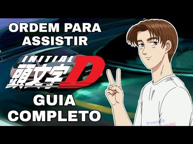 ordem para assistir initial d guia completo 