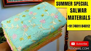 Latest Salwar Dress Material Designs | NEIDHAL.COM | WhatsApp +917401184012 | APR 04 #3722 screenshot 4