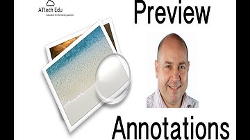 Mac Tips Preview - Adding Annotations to a pdf using Apple Mac OS X Preview