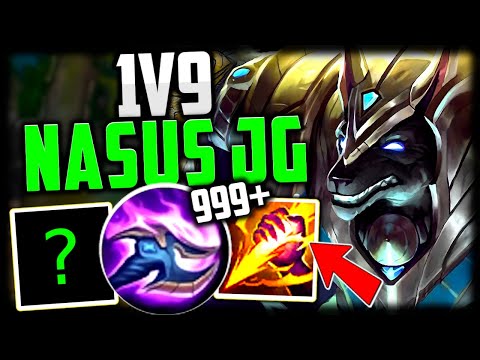 How to get 1K Q Stacks on Nasus Jungle in 27 Minutes? | Nasus Jungle Season 12 League of Legends