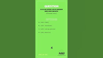 Q161 | JNCIA-DC | Module-3 - Ethernet Switching