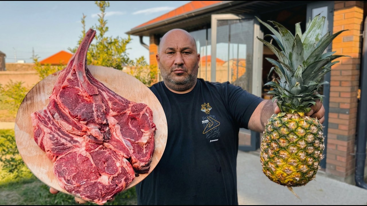 Самые сочные стейки с ананасовой сальсой! Ресторанный уровень!