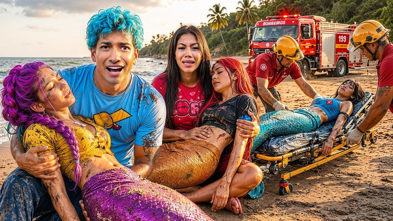 ENCONTREI AS SEREIAS GUERREIRAS DO K-POP DEPOIS DE UM ACIDENTE!