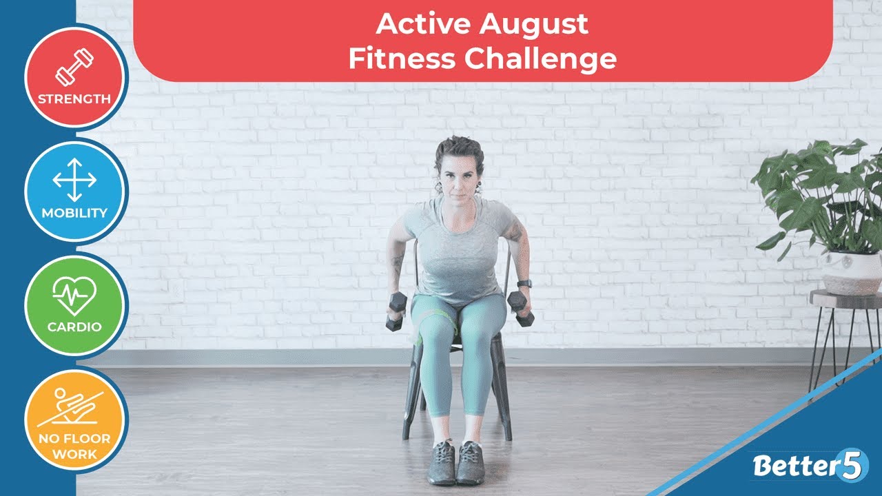 Active August Fitness Challenge Day 1 - YouTube