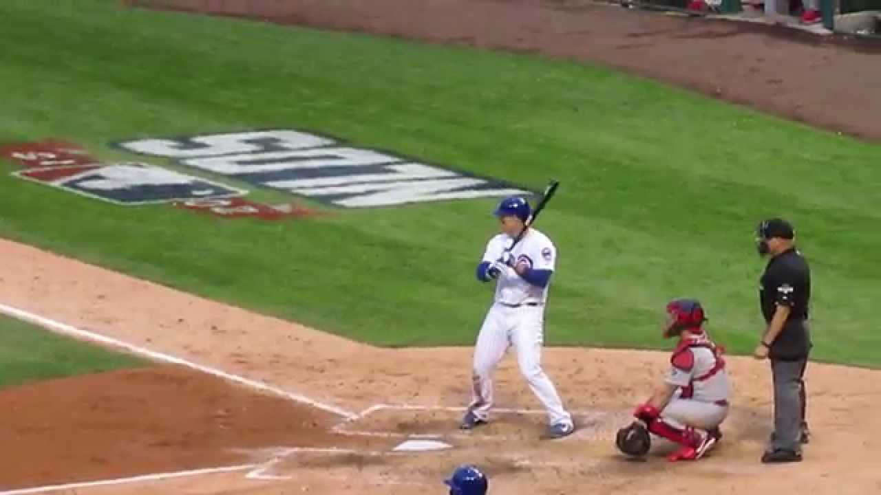 Anthony Rizzo home run vs. Cardinals NLDS 10/13/15 Wrigley Field 