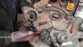 Bosch corded grinder, scrap to good, delving deep, saved from the skip, workshop repairs