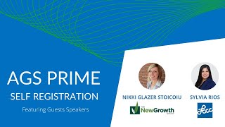 Using AGS Prime Self Registration Capabilities