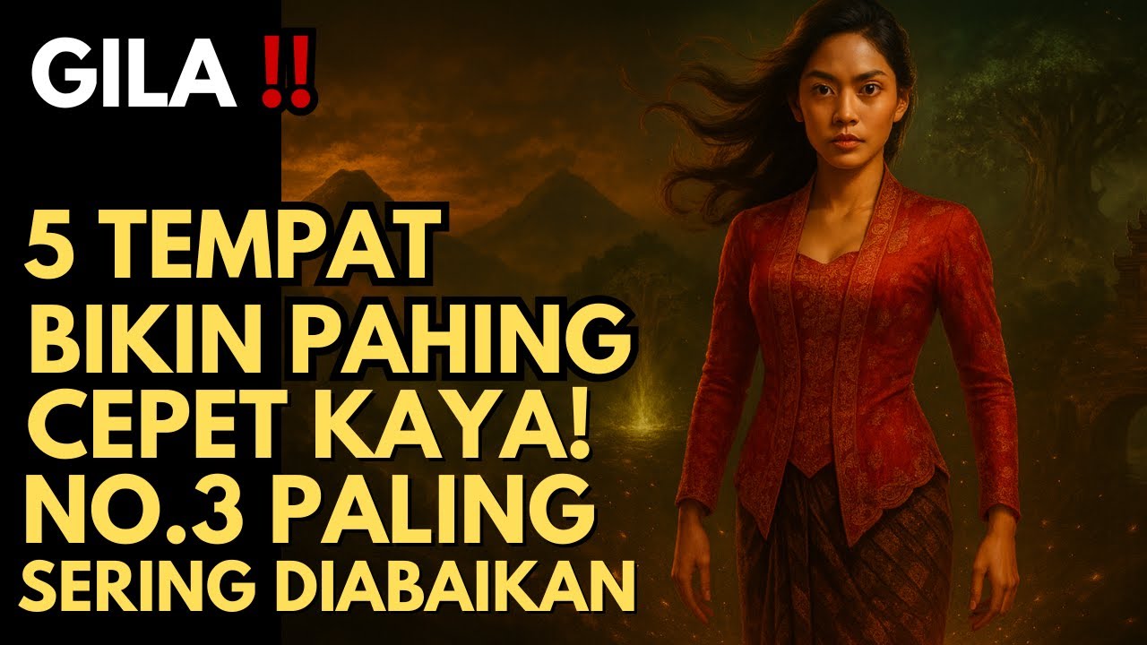 GILA‼️ 5 TEMPAT YANG BIKIN PAHING CEPAT KAYA, NOMOR 3 SUNGGUH NGERI‼️