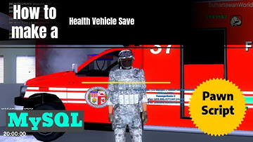 How Save Health System Vehicle Pawn Float MySQL Database SAMP GetVehicleHealth OnPlayerDisconnect