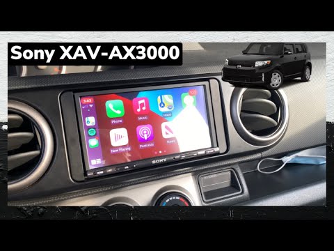 Sony XAV-AX3000 Installation on Toyota 2008 Scion xB  | Walk Trough & Mini Demo