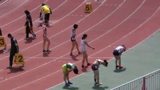 20160429群馬県高校総体中北毛地区女子400m3組