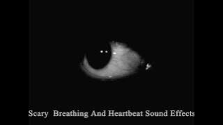 Scary Breathing And Heartbeat Sound Effects / Hombre aterrado, respiración - efecto de sonido