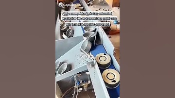 Perfectly Satisfying: Automated Metal Can Assembly Line  #skills #technology  #shorts #satisfying