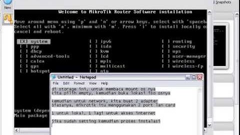 how to install os mikrotik in virtual machine (vbox)