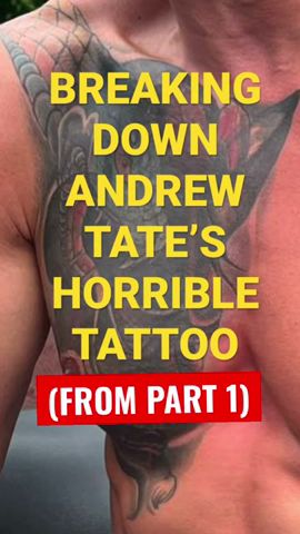 WHAT HAPPENED to ANDREW TATES TATTOO   YouTube