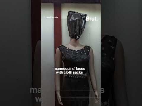 Store Owners In Kabul Afghanistan Are Covering The Faces Of Their Mannequins 