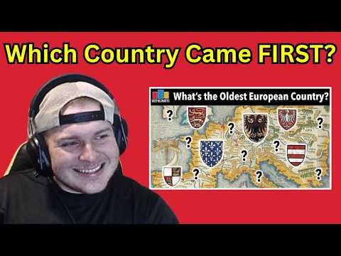 American Reacts to What is the Oldest European Country? - UsefulCharts