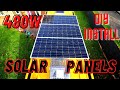 HOW TO INSTALL THREE SOLAR PANELS 480W - VW CRAFTER CONVERSION - EP. 17