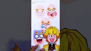 Which one is your favorite Face Zenitsu #shorts #short #zenitsu #demonslayer