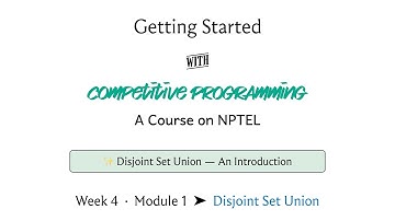 mod04lec16 - DSU - Definition and Motivation