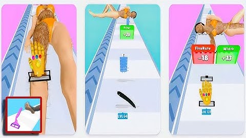 Shave Run! - All Levels - Gameplay Walkthrough Android game