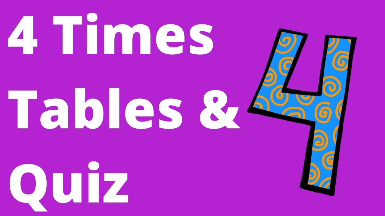 How To Teach 4 Times Tables