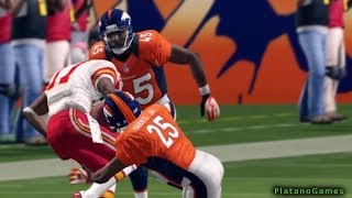 NFL 2013 SNF Week 11 - Kansas City Chiefs vs Denver Broncos - 4th Qrt - Madden NFL 25 - HD