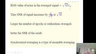 Synchronized averaging