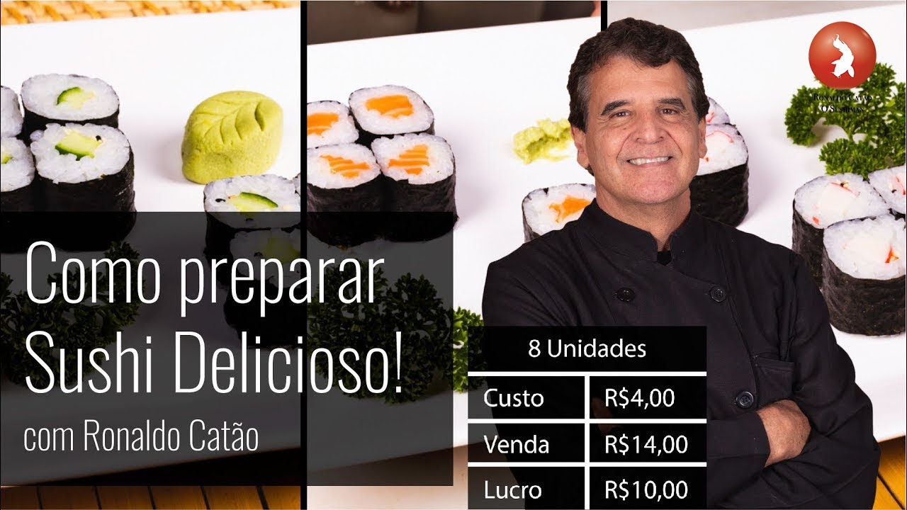 Como fazer sushi - Aula inicial - Hoso-maki