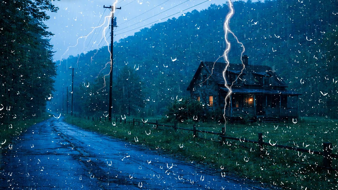 Apaga la Mente y Descansa para Duerme Profundo – Lluvia con Truenos ...