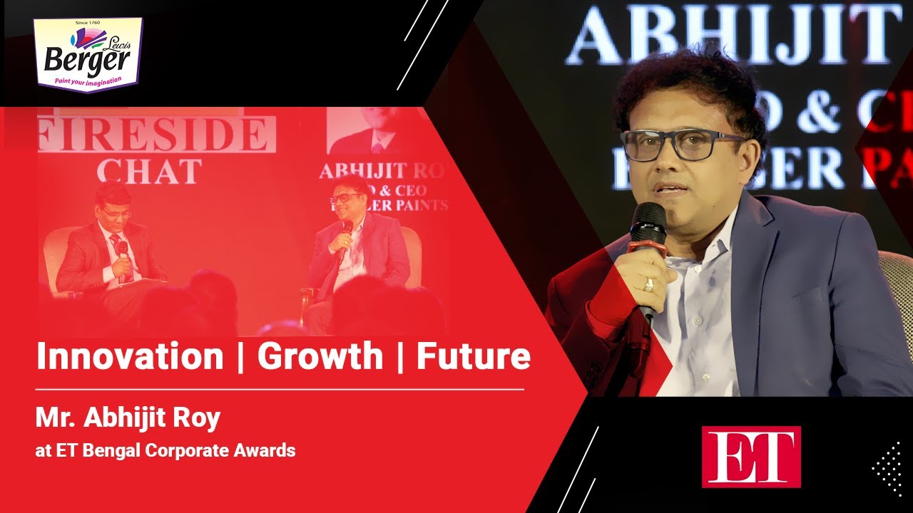 MD & CEO Mr. Abhijit Roy discusses growth and future | Berger Paints | ET Bengal Corporate Awards