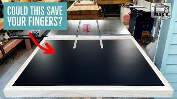 Folding Outfeed table for a cabinet saw