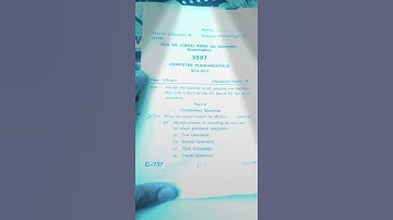 Bca 1st semester computer fundamentals questions paper 2019-20