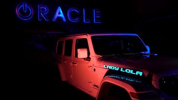 ORACLE Lighting Illuminated Decals For The Jeep JL/JK/JT Hood Installation Guide
