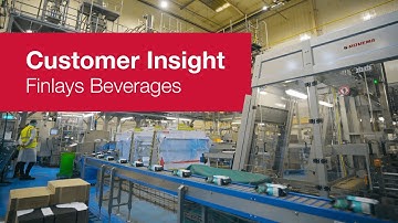 ROVEMA Customer Insight Finlays Beverages: Three automated packaging lines for greater efficiency
