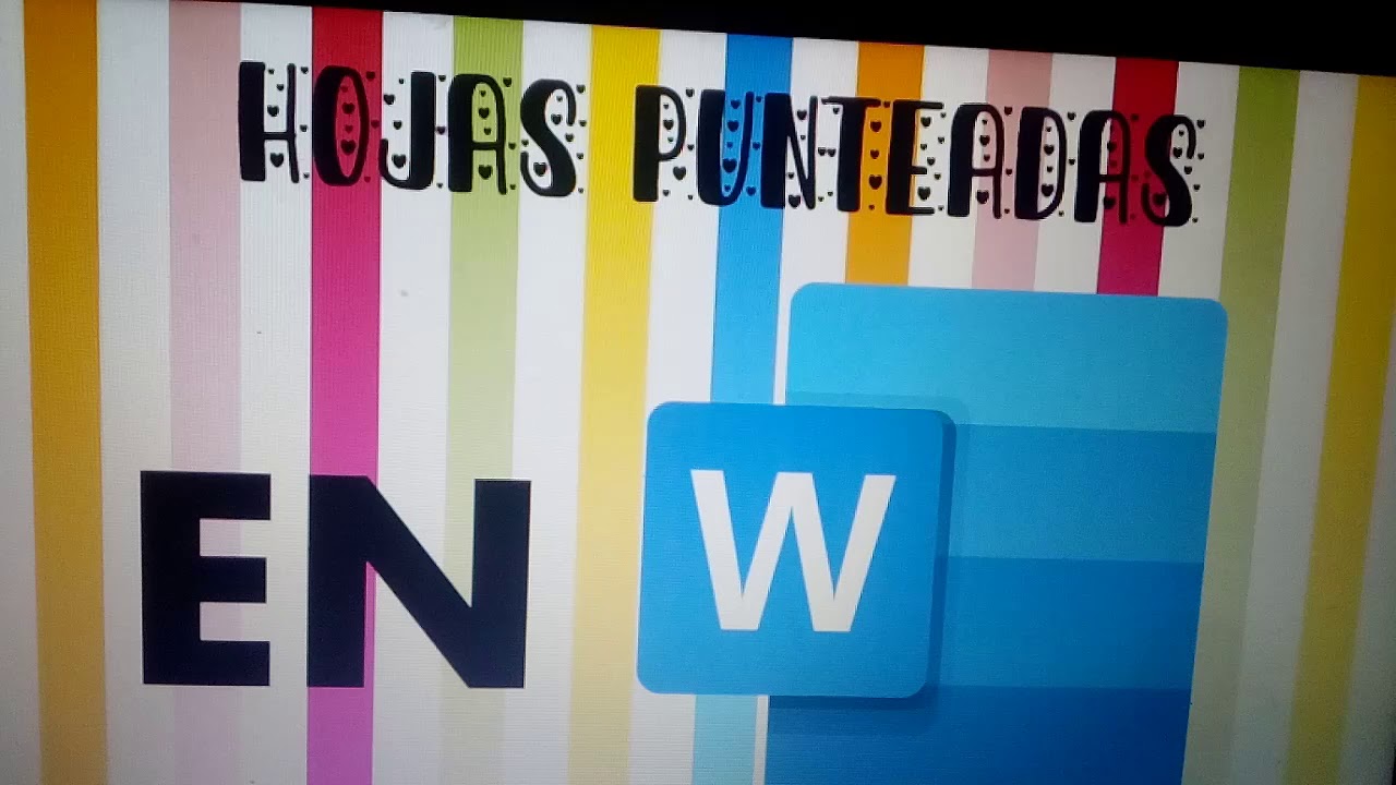 Hojas punteadas o cuadriculadas/Yamila Salvador 🌸