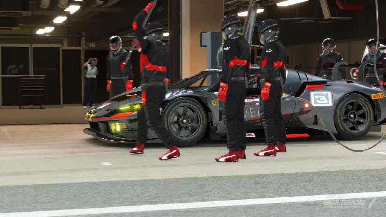 Gran Turismo 7 Ferrari 296 GT3 Yas Marine