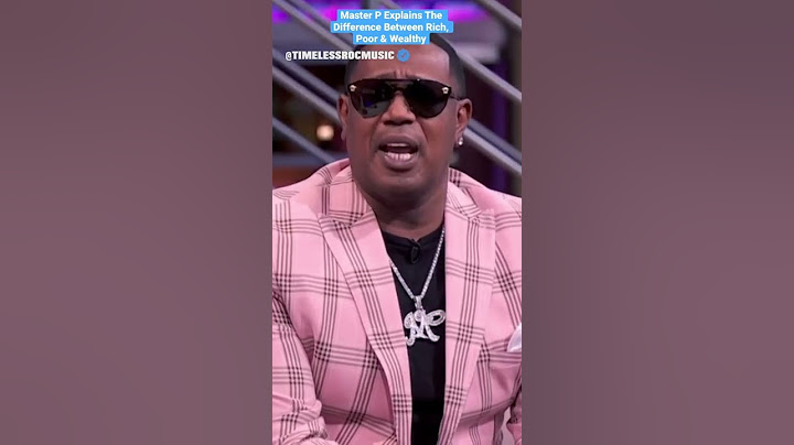 Master P Explains The Difference Between Rich, Poor & Wealthy 💰 #financialadvice #bitcoin #invest
