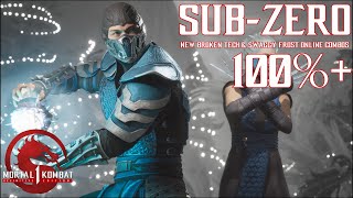 MK1 - Sub-Zero New BROKEN Tech (KL Run)