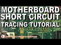 HP All-in-One PC Short Circuit Tracing Motherboard Component Level Repair Tutorial