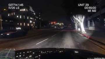 GTA V - LAPD Responding Code 3 to Mugging Call (DASHCAM)