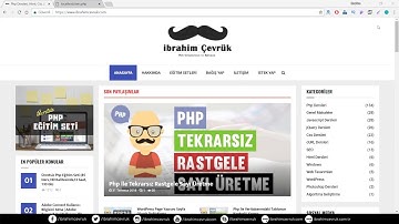 Php Dersleri 105 - Php Nesne Yönelimli Programlama | Protected Deyimi