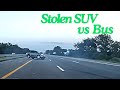 Police Chase Ended by Unlikely Source | 4 Stick Hits and a Bus