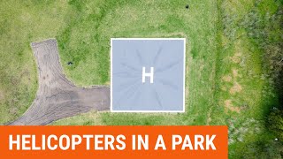 Why is there a helipad in West Heidelberg?