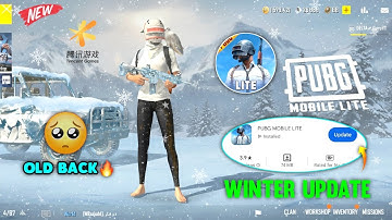 🥶Pubg Lite 0.28.0 Winter New Update🤯 2025 | Pubg Lite Old Back? 0.28.0😳 Update 2025 🔥