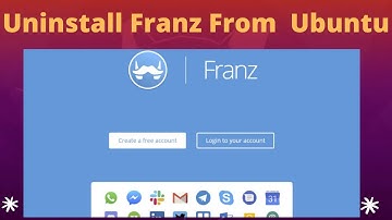 uninstall franz from  ubuntu