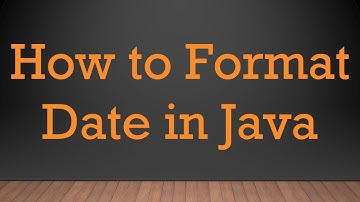 How to Format Date in Java