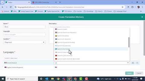 Create a Translation Engine with multiple language pairs