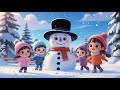 Снежен човек Сняг се сипе Зимни детски песнички Коледни песни MONKA